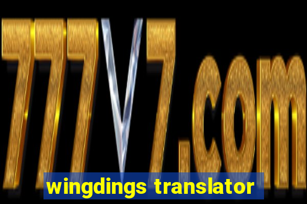 wingdings translator